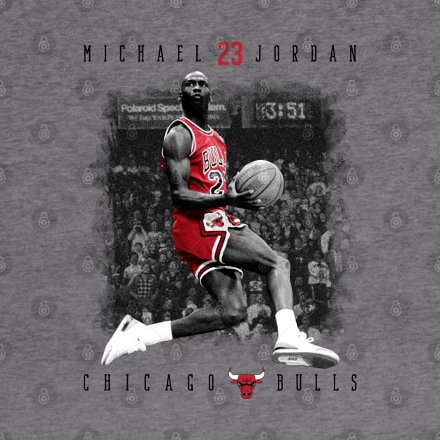 Michael Jordan 23 Chicago Bulls by Diamond Creative